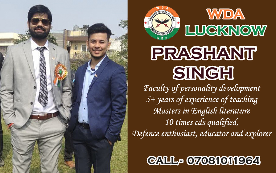 Prashant-Singh-WDA-Lucknow-U.P | Best NDA Coaching in Lucknow | Top NDA Coaching in India