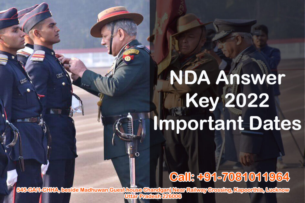 NDA Answer Key 2022 - Important Dates - Best NDA Coaching in Lucknow | Warriors Defence Academy | Best NDA Coaching in Lucknow