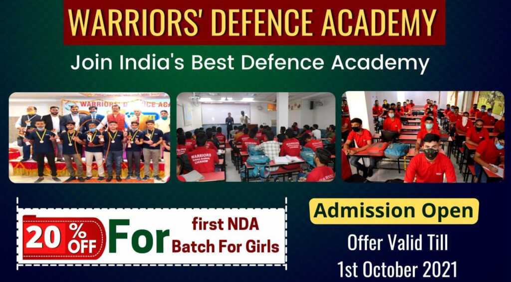 NDA Exam Date: Best NDA Coaching in Lucknow | Warriors Defence Academy | Best NDA Coaching in Lucknow