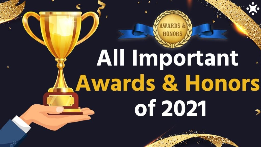 List of Important Awards
