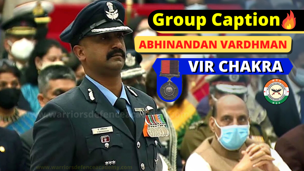 IAF Wing Commando Abhinandan Varthaman to be awarded Vir Chakra - Best NDA Coaching in Lucknow
