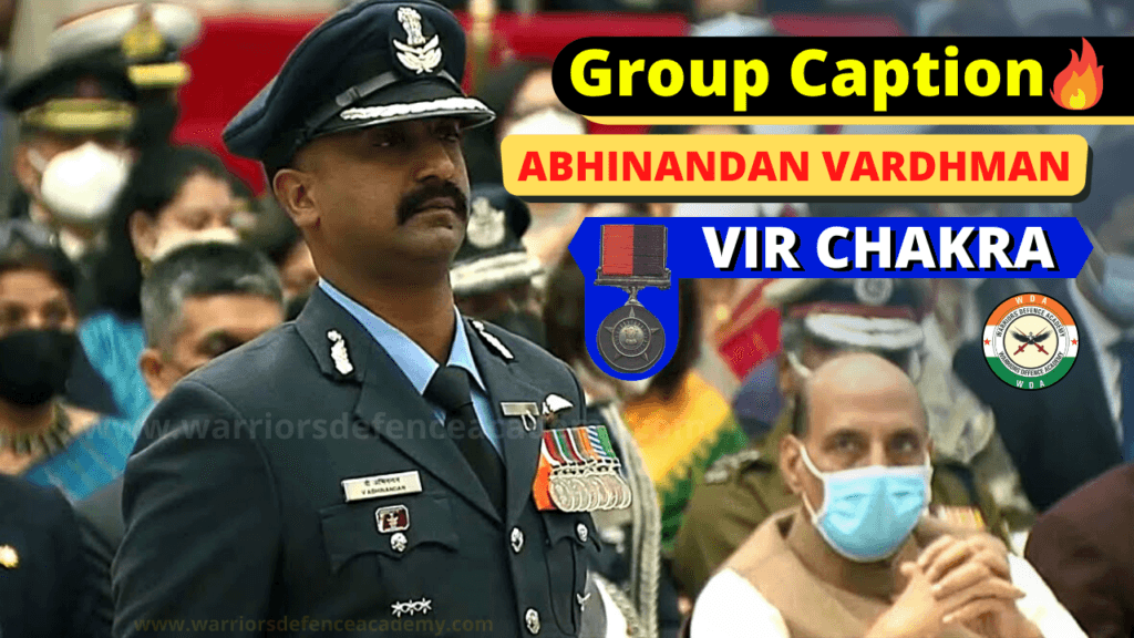 IAF Wing Commando Abhinandan Varthaman to be awarded Vir Chakra - Best NDA Coaching in Lucknow | Warriors Defence Academy | Best NDA Coaching in Lucknow