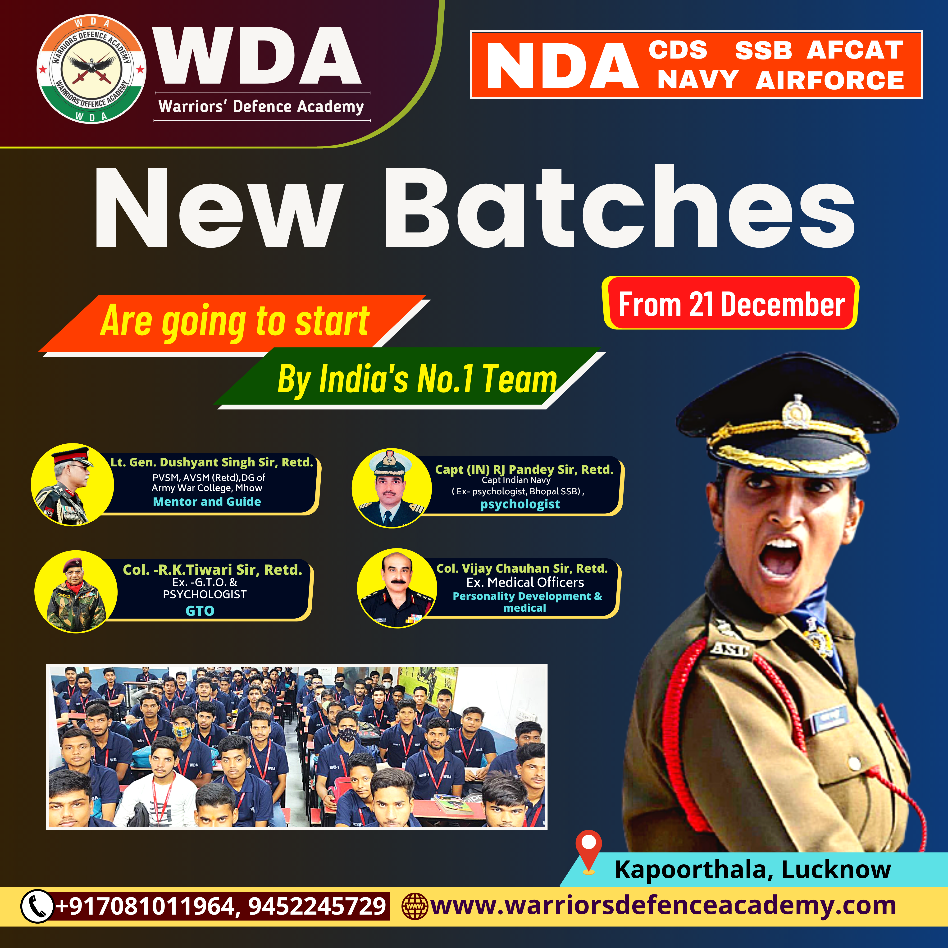 WHY COACHING IS A MUST FOR NDA/NA WRITTEN EXAMINATION: Defence Academy Lko | Warriors Defence Academy Best NDA Coaching in Lucknow
