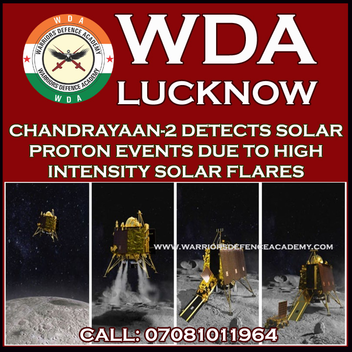 CHANDRAYAAN-2 DETECTS SOLAR PROTON EVENTS DUE TO HIGH INTENSITY SOLAR FLARES