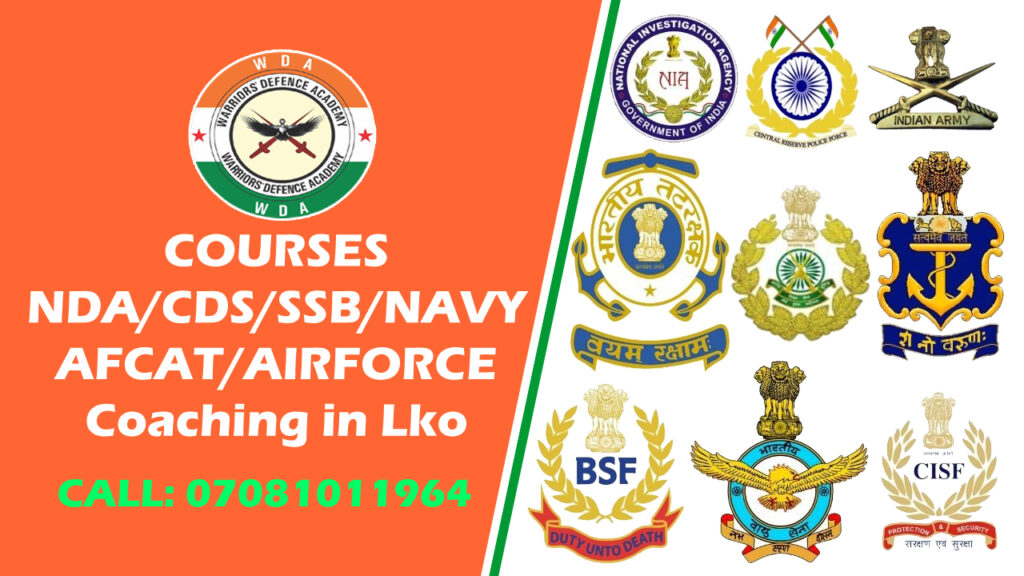 UPSC NDA Exam 2022 | Best NDA Coaching in Lucknow | Warriors Defence Academy Lucknow