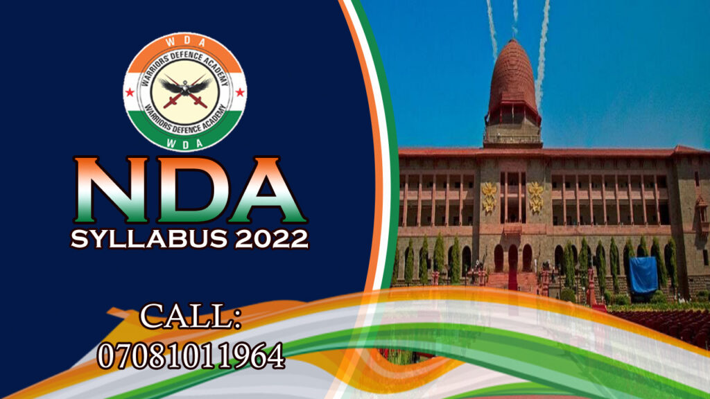 NDA Syllabus 2022-india