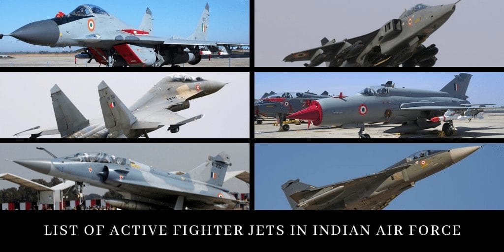 List-Of-Fighter-Jets-Active-In-Indian-Air-Force