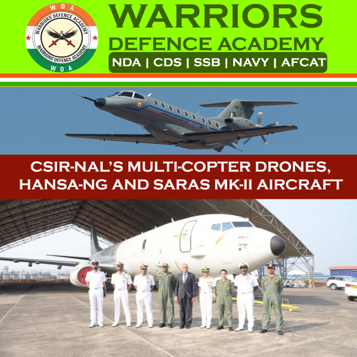 CSIR-NAL’S MULTI-COPTER DRONES | Best NDA Coaching in Lucknow | Warriors Defence Academy
