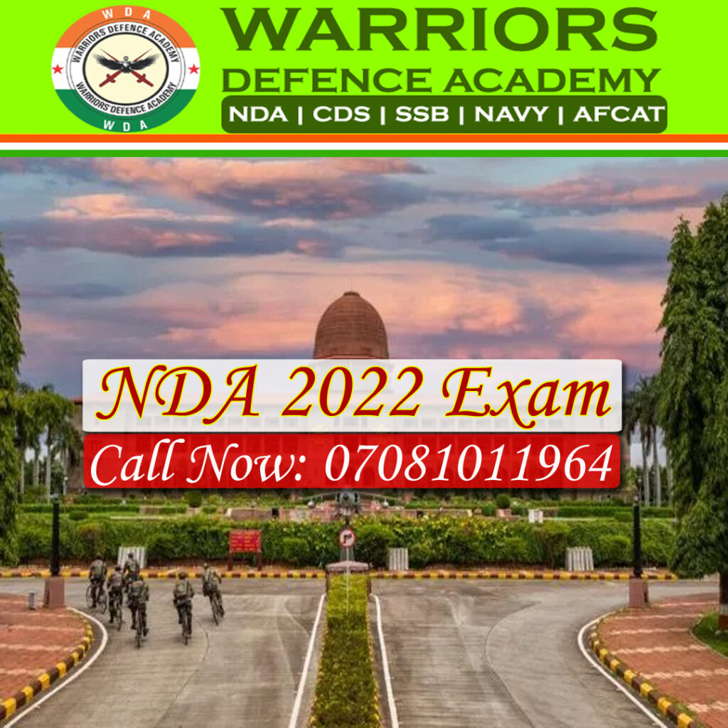 1# NDA 2022 Exam | List for NDA Exam Centers