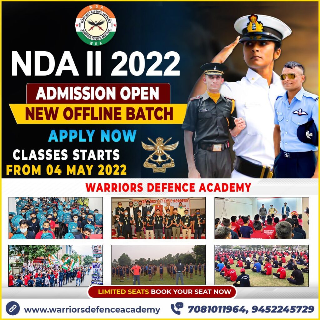 NDA Current Affairs by Warriors Defence Academy
