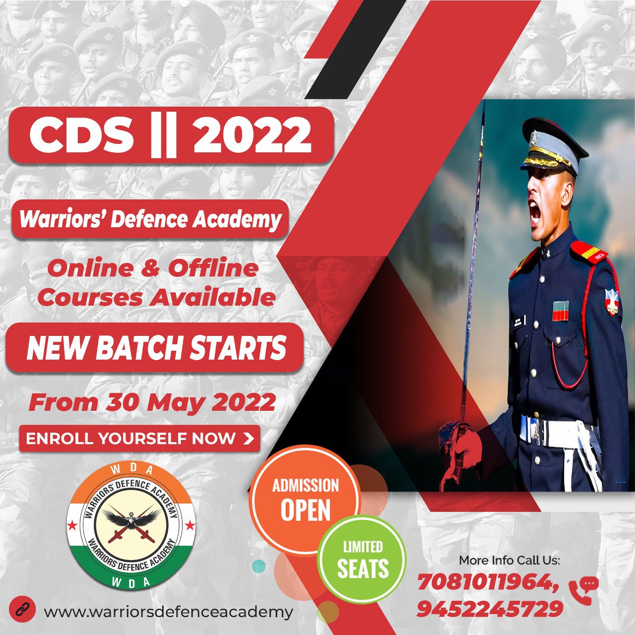 Best Defence Academy in Lucknow | Best NDA Coaching in India | Warriors Defence Academy | Best NDA Coaching in Lucknow
