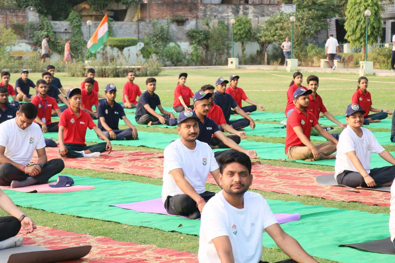 WDA-Yoga Day 21 June 2022 | Best Defence Academy in Lucknow | Warriors Defence Academy Best NDA Coaching in Lucknow