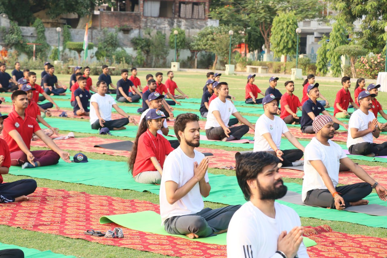 WDA-Yoga Day 21 June 2022 | Best Defence Academy in Lucknow | Warriors Defence Academy Best NDA Coaching in Lucknow