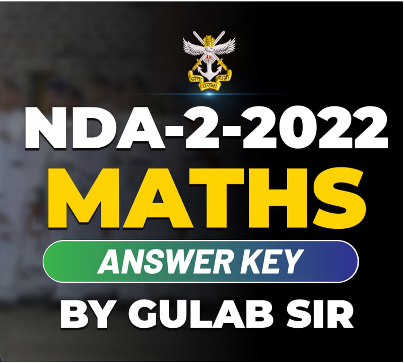 NDA Maths Answer Key