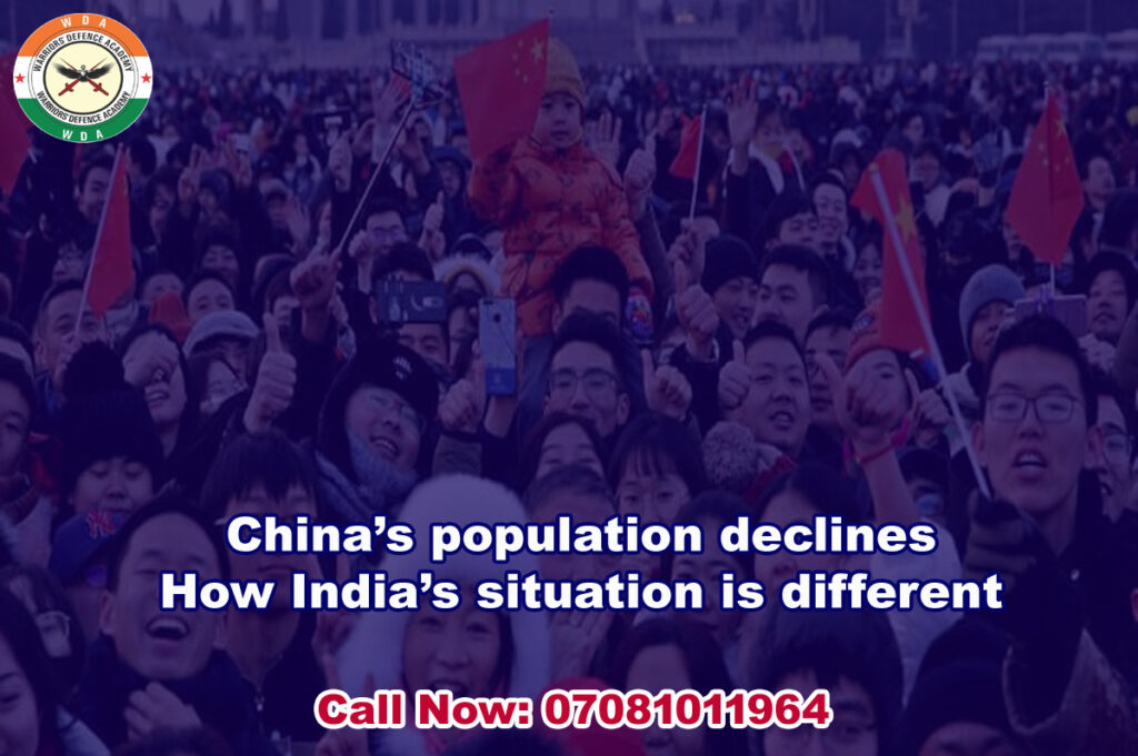 China’s population declines: How India’s situation is different