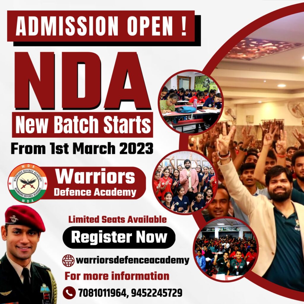 Best Coaching For NDA, CDS and SSB in Lucknow | Best NDA Coaching in Lucknow | Warriors Defence Academy Best NDA Coaching in Lucknow