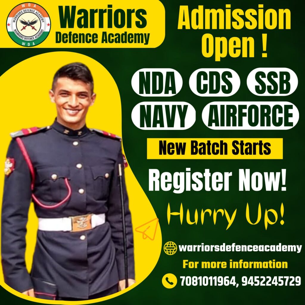 Agniveer applies for ACC during #Lucknow NDA Classes Institute in India
