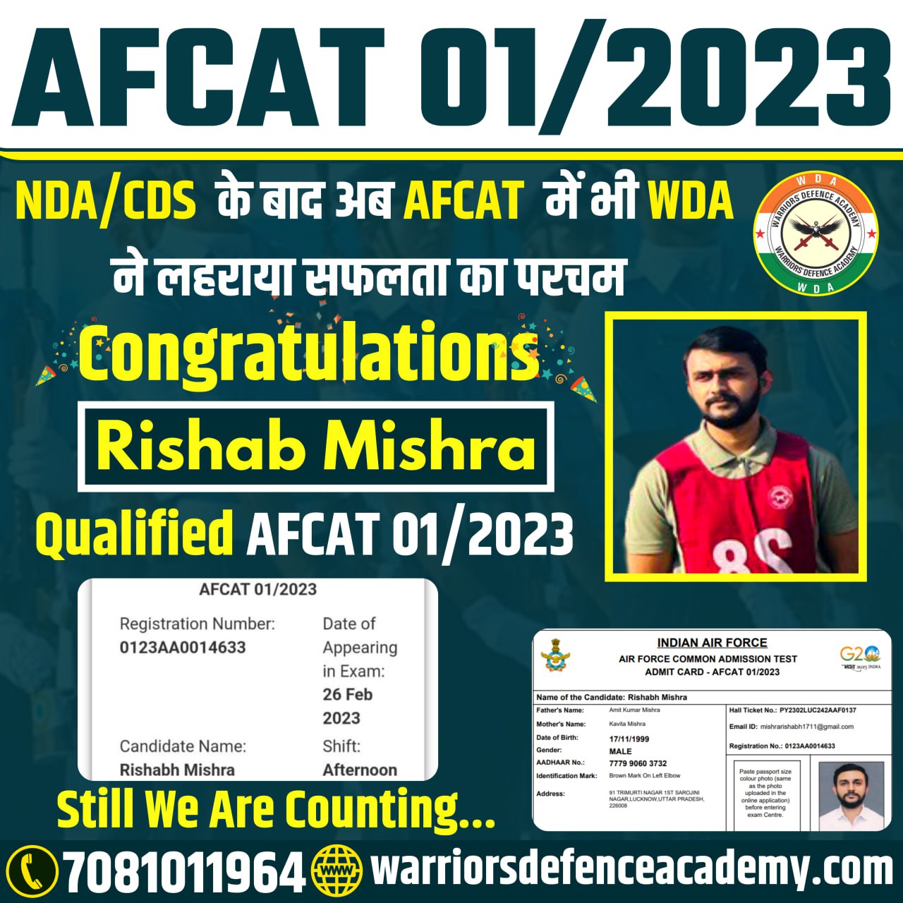 Best Institute for NDA Classes in Lucknow | Best NDA Coaching in Lucknow | Warriors Defence Academy | Best NDA Coaching in Lucknow