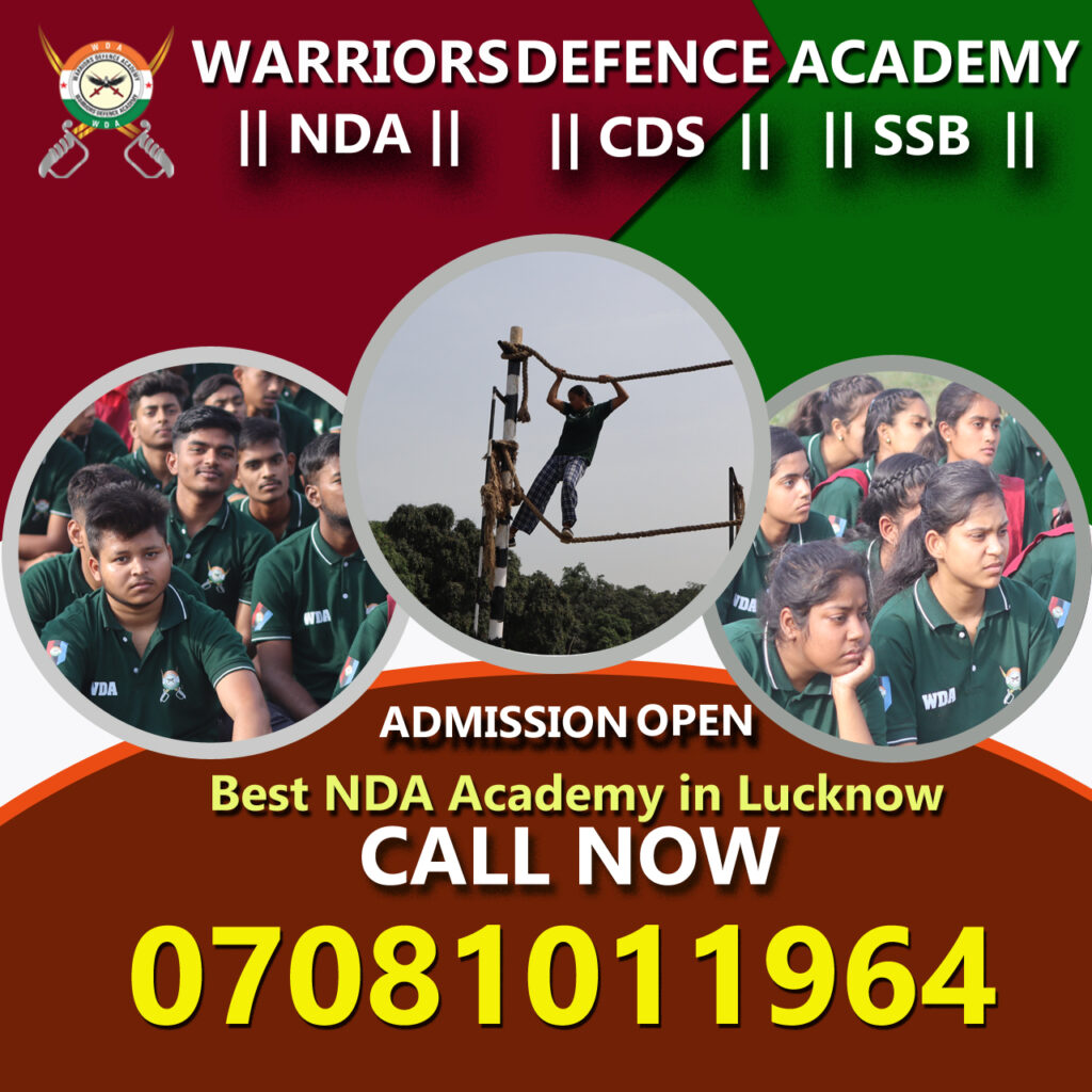 Best NDA Academy in Lucknow | Best NDA Coaching in Lucknow | Warriors Defence Academy Best NDA Coaching in Lucknow