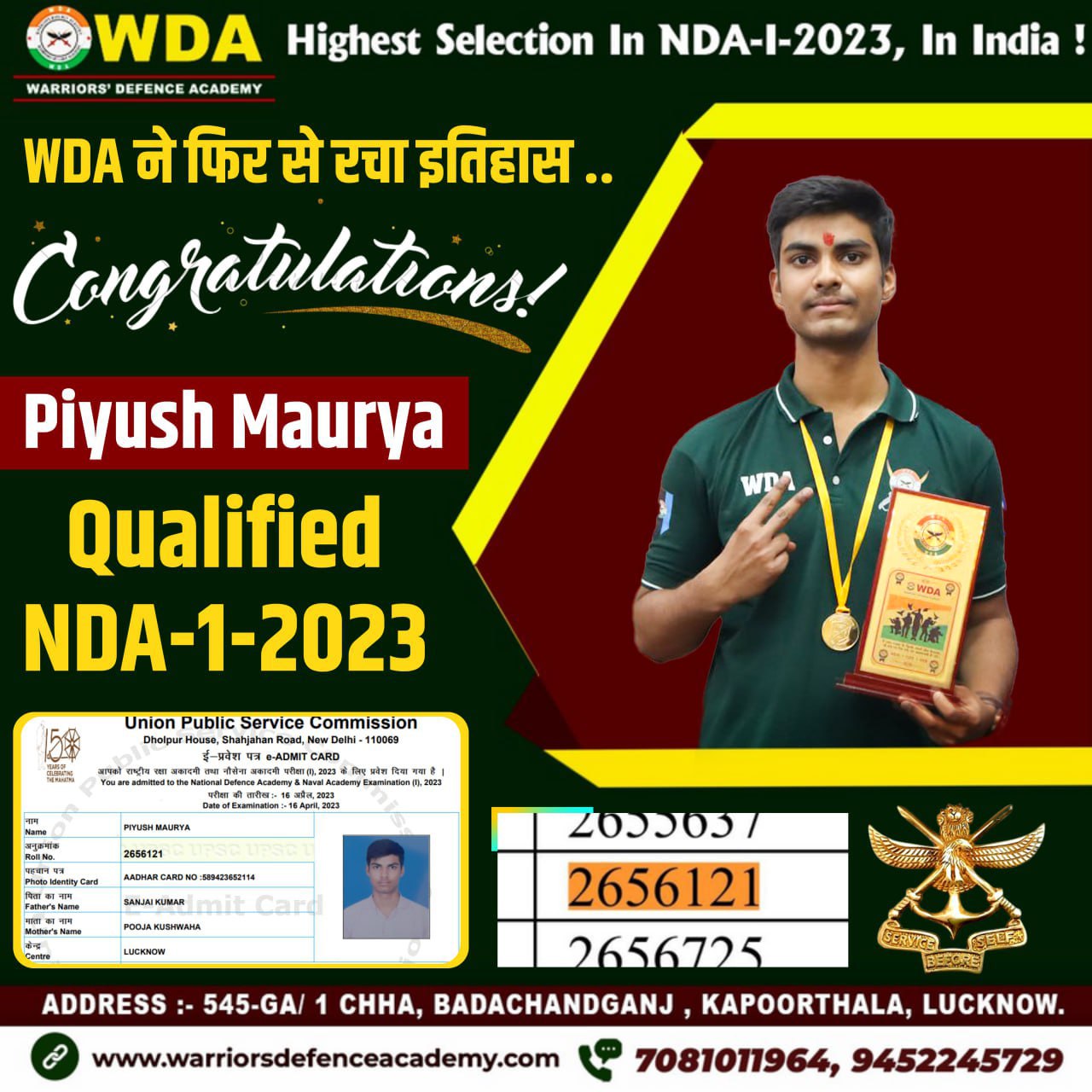 Best NDA Coaching in Lucknow, India | NDA Selection Process