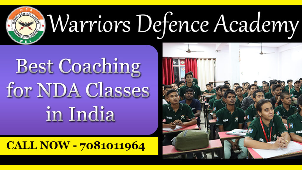 Best Coaching for NDA Classes in India