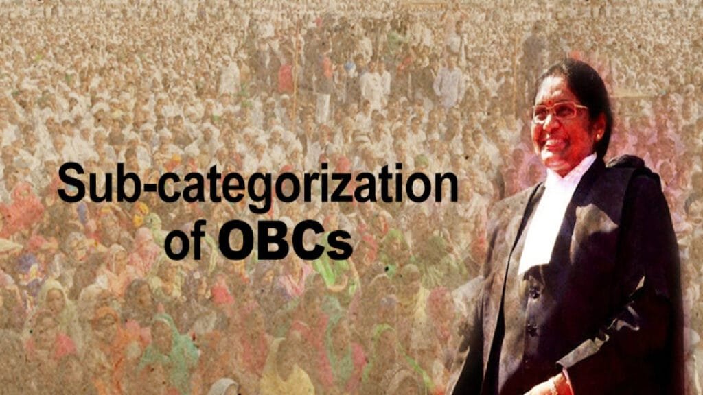 Sub–categorization of OBCs