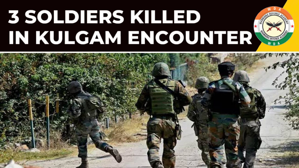 killed 3 soldiers in Jammu and Kashmir's Kulgam