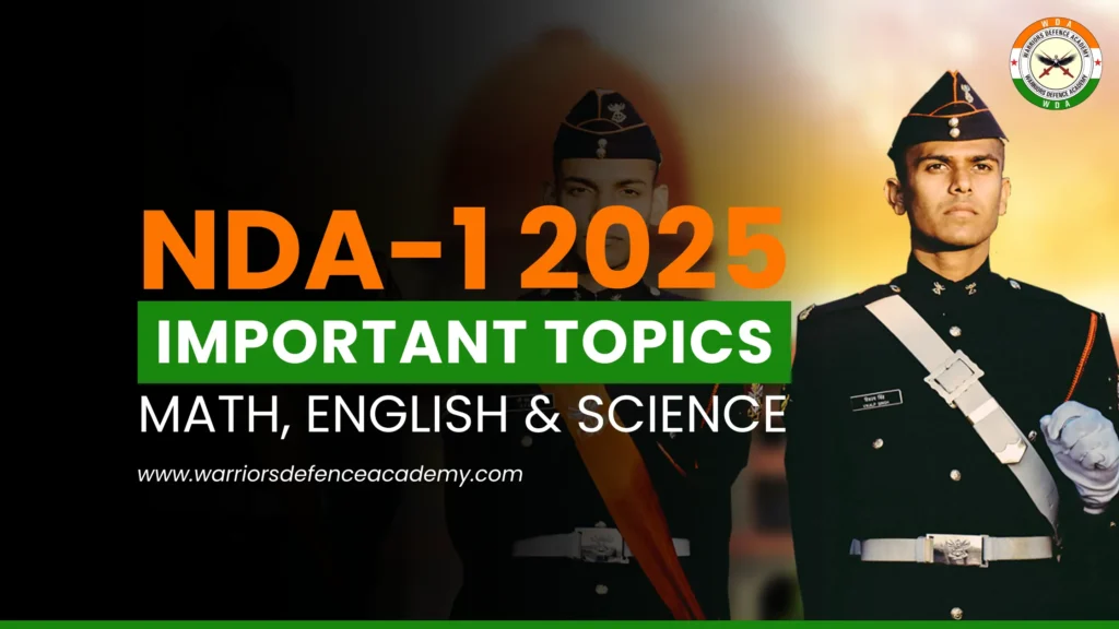 Important Topics for NDA-1 2025 Exam