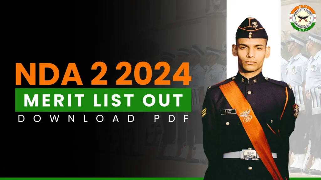 NDA 2 2023 Final Merit list Out – Download PDF