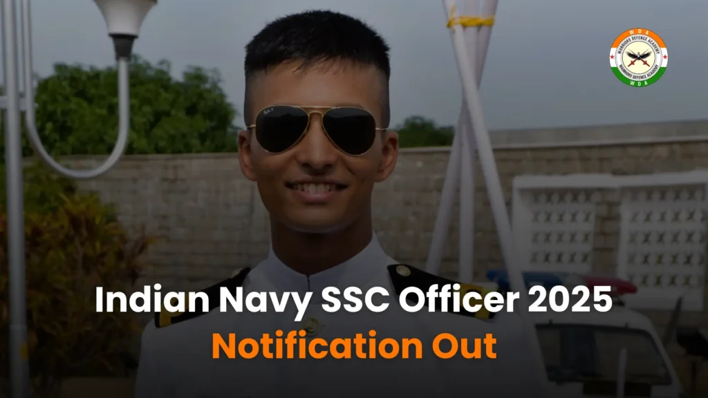 Indian Navy SSC Officer 2025 Notification Out