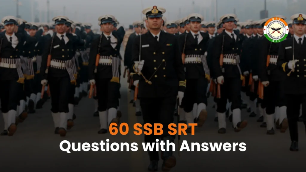 SSB SRT Questions with Answers