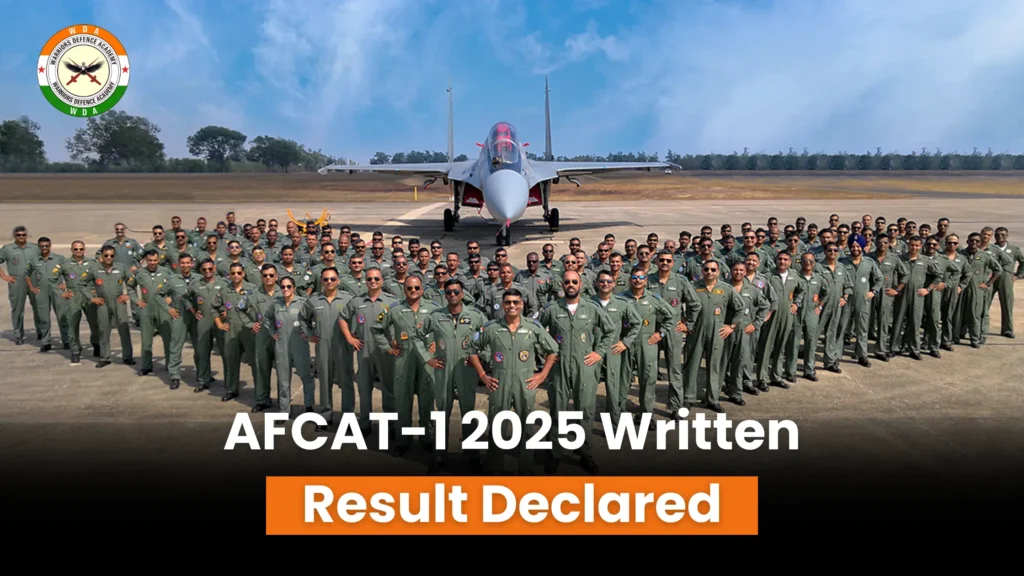 AFCAT-1 2025 Written Result Declared