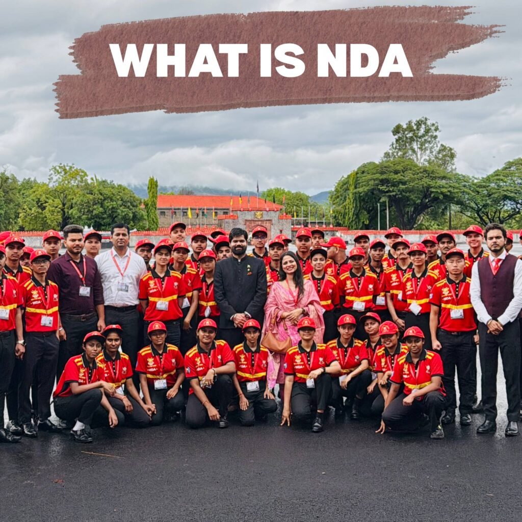 NDA cadets in full uniform marching in perfect synchronization at the Khetarpal Parade Ground, Khadakwasla
